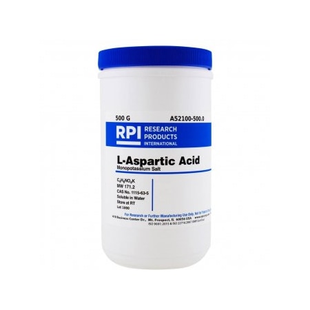 Rpi L-Aspartic Acid, 500 G A52100-500.0